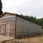 倉庫の屋根葺き替え